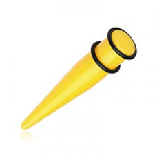 Solid Neon UV Acrylic Ear Stretching Taper