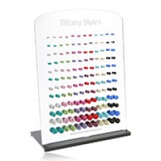 72 Pairs of Assorted Multi-Sprinkle Dot Ball Earring Studs with Display