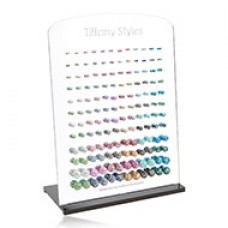 72 Pairs of Assorted Multi-Sprinkle Dot Aurora Ball Earring Studs with Display