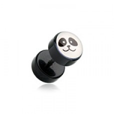 Panda Face Fake Plug