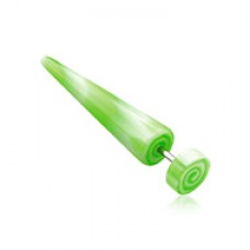 Candy Swirl Acrylic Fake Taper