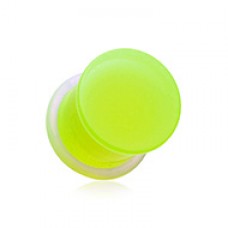 Glow in the Dark Acrylic Single Flared Ear Gauge Plug