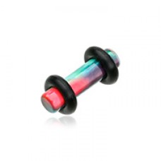 Cosmic Galaxy Acrylic No Flare Ear Gauge Plug