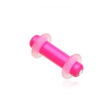 Bright Neon Gem Acrylic Ear Gauge Plug