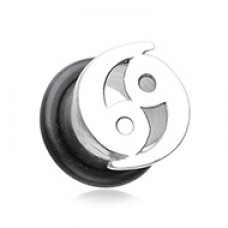 Cancer Zodiac Astrology Sign Steel Single Flared Ear Gauge Plug