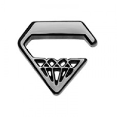 Diamond Silhouette Acrylic Ear Gauge Hanger