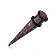 Volcanic Thunder Acrylic Ear Stretching Taper