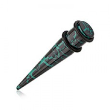 Volcanic Thunder Acrylic Ear Stretching Taper