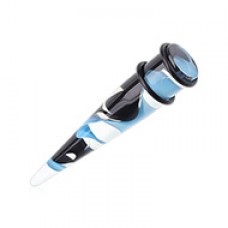 Retro Lava Lamp UV Acrylic Ear Stretching Taper