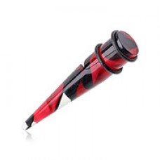 Retro Lava Lamp UV Acrylic Ear Stretching Taper