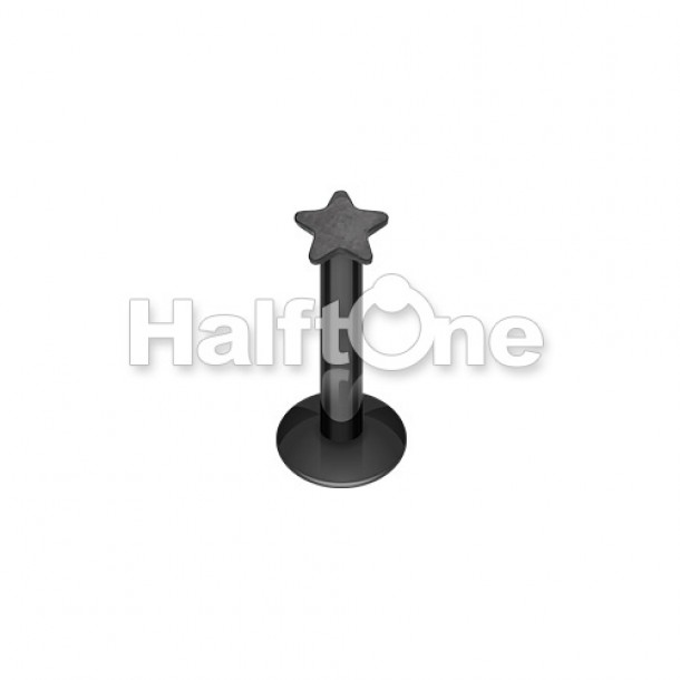 Colorline PVD Star Top Internally Threaded Labret Colorline PVD Star Top Internally Threaded Labret