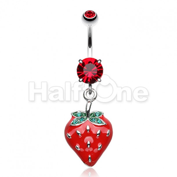 Strawberry Fields Forever Belly Button Ring Strawberry Fields Forever Belly Button Ring