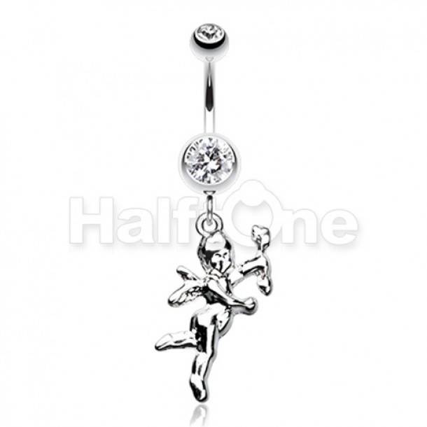 Valentines Cupid's Arrow Love Struck Belly Button Ring Valentines Cupid's Arrow Love Struck Belly Button Ring