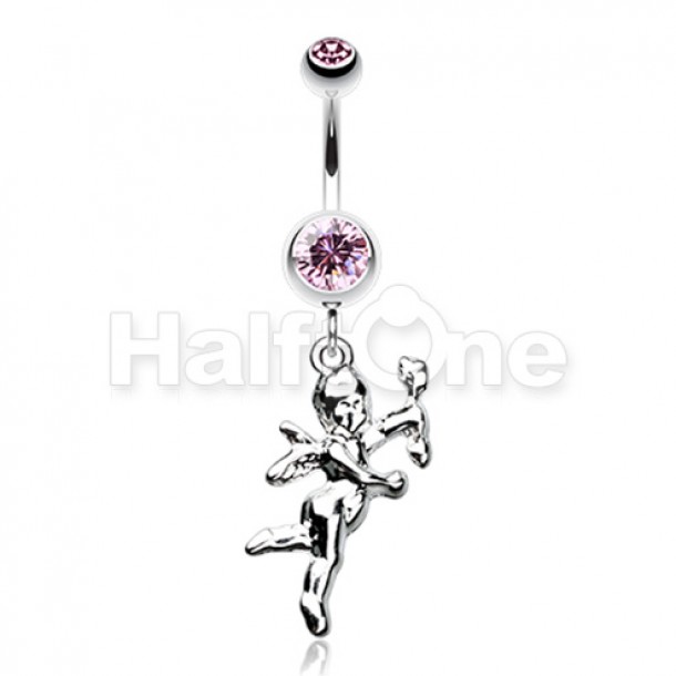 Valentines Cupid's Arrow Love Struck Belly Button Ring Valentines Cupid's Arrow Love Struck Belly Button Ring