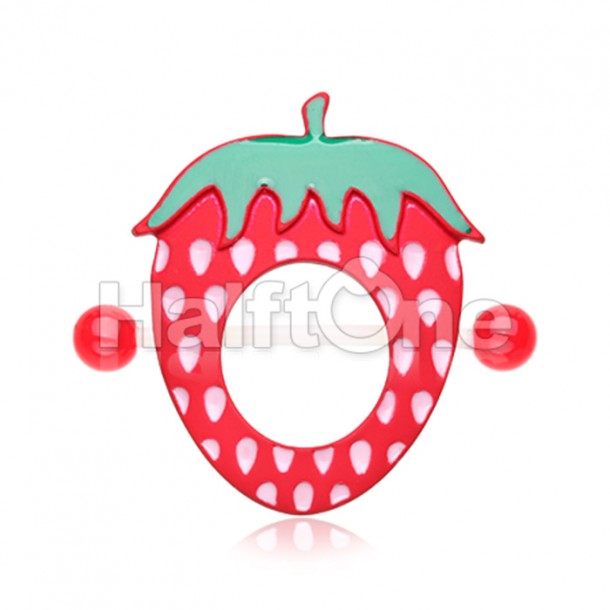 Strawberry Soft Touch Nipple Shield Ring