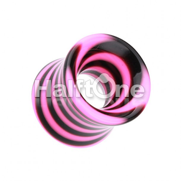 Beetle Maze Swirl Acrylic Ear Gauge Tunnel Plug Beetle Maze Swirl Acrylic Ear Gauge Tunnel Plug
