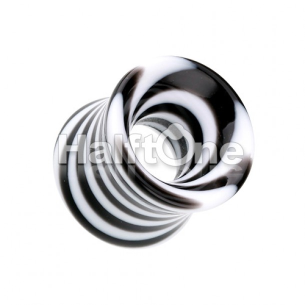 Beetle Maze Swirl Acrylic Ear Gauge Tunnel Plug Beetle Maze Swirl Acrylic Ear Gauge Tunnel Plug