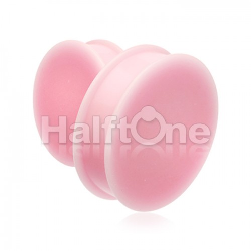Supersize Solid Silicone Ear Double Flared Plug
