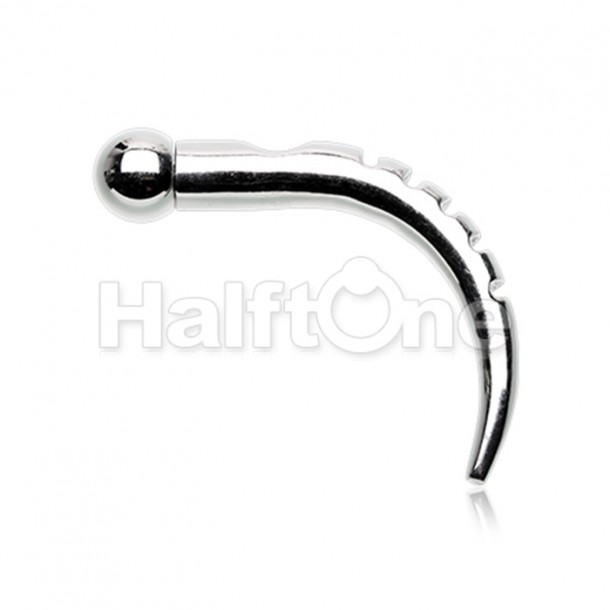 Dragon Steel Talon Threaded Ball Ear Gauge Hanging Taper Dragon Steel Talon Threaded Ball Ear Gauge Hanging Taper