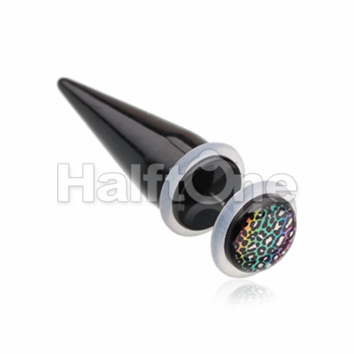 Rainbow Leopard Pattern Fake Taper with O-Rings