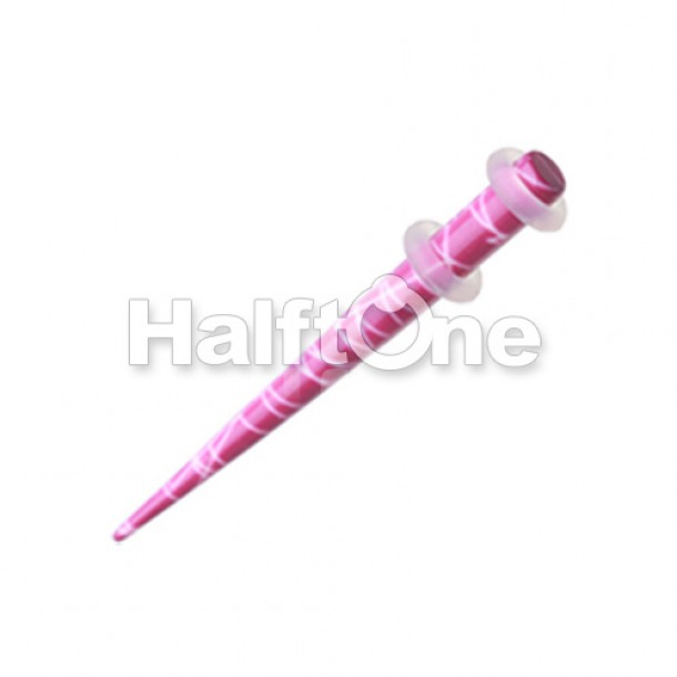 Hybrid Legion Stripes Acrylic Ear Stretching Taper Hybrid Legion Stripes Acrylic Ear Stretching Taper