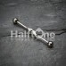 Chic Mustache Industrial Barbell