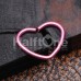 Heart Shaped Bendable Twist Hoop Ring