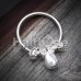 Majestic Teardrop Bendable Twist Hoop Ring