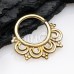 Golden Lovely Brass Bendable Twist Hoop Ring