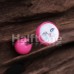 Kitty Cat Face Acrylic Logo Barbell