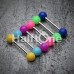 UV Acrylic Barbell Tongue Ring