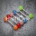 Glow in the Dark UV Acrylic Barbell Tongue Ring