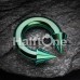Colorline PVD Basic Spike Top Horseshoe Circular Barbell