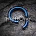 Colorline PVD Segmented Captive Bead Ring