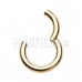 Gold Plated Seamless Clicker Ring