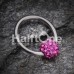 Multi-Sprinkle Dot Multi Gem Captive Bead Ring