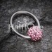 Multi-Sprinkle Dot Multi Gem Captive Bead Ring Multi-Sprinkle Dot Multi Gem Captive Bead Ring