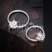 Posh CZ Steel Captive Bead Ring