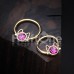 Golden Kitty Cat Head Steel Captive Bead Ring Golden Kitty Cat Head Steel Captive Bead Ring