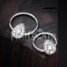 Glitter Opal Avice Steel Captive Bead Ring