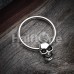 Skull Head Captive Bead Ring