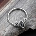Bat Outta Hell Steel Captive Bead Ring Bat Outta Hell Steel Captive Bead Ring