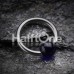 UV Acrylic Ball Top Captive Bead Ring