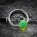 UV Acrylic Ball Top Captive Bead Ring