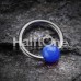 Neon Acrylic Ball Top Captive Bead Ring