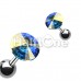 Pointy Faceted Crystal Cartilage Tragus Earring