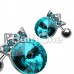 Crown Topped Gem Cartilage Tragus Earring