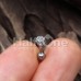Full Dome Pave Cartilage Tragus Earring