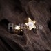 Golden Opal Star Shape Cartilage Tragus Earring