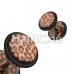 Leopard Skin Acrylic Fake Plug 